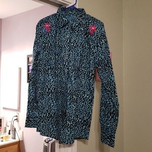 Womans button up blouse